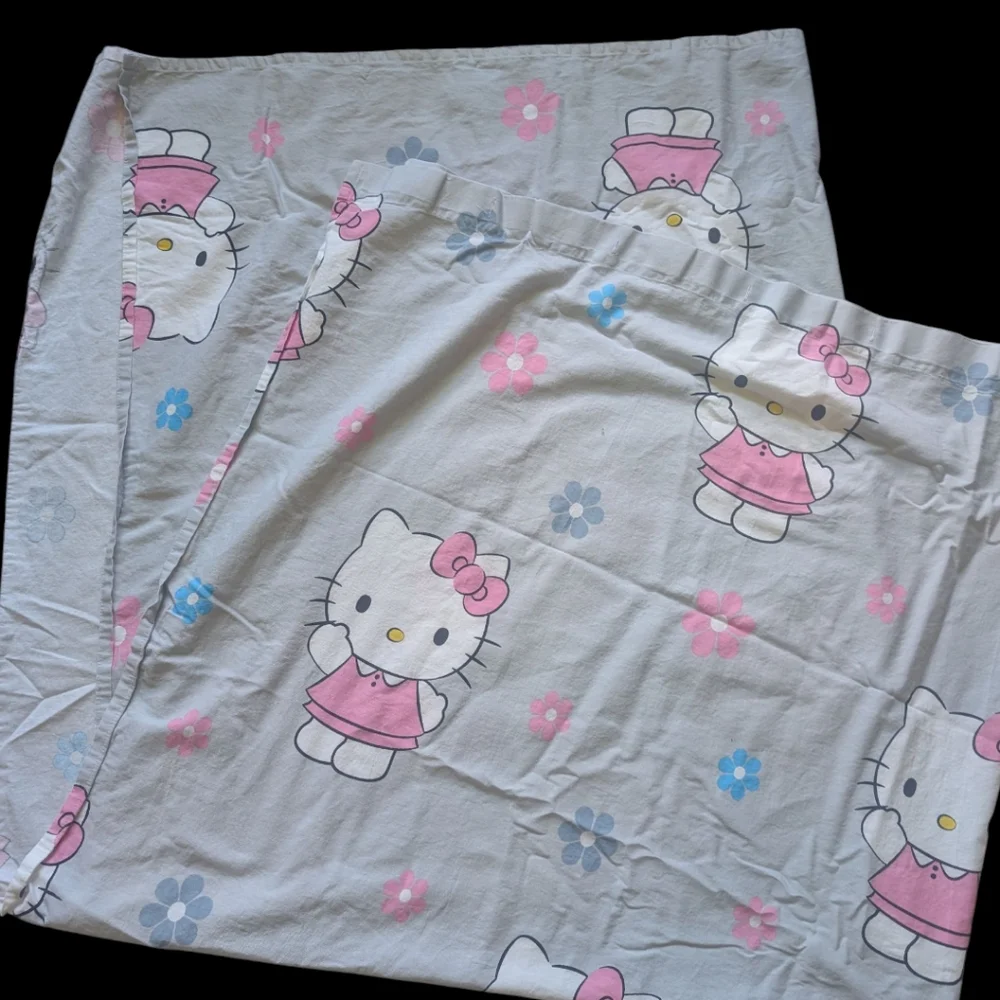 EUC Hello Kitty Gray Shower Curtain 72